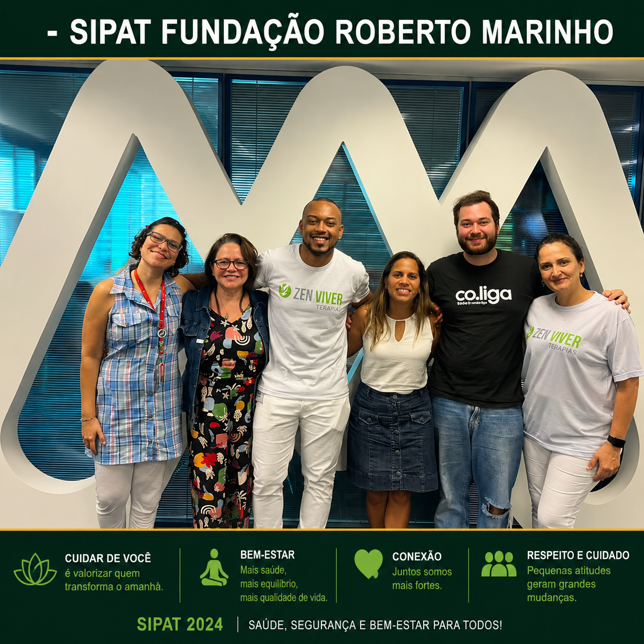Evento Fundação Roberto Marinho Rio de Janeiro — terapias corporativas