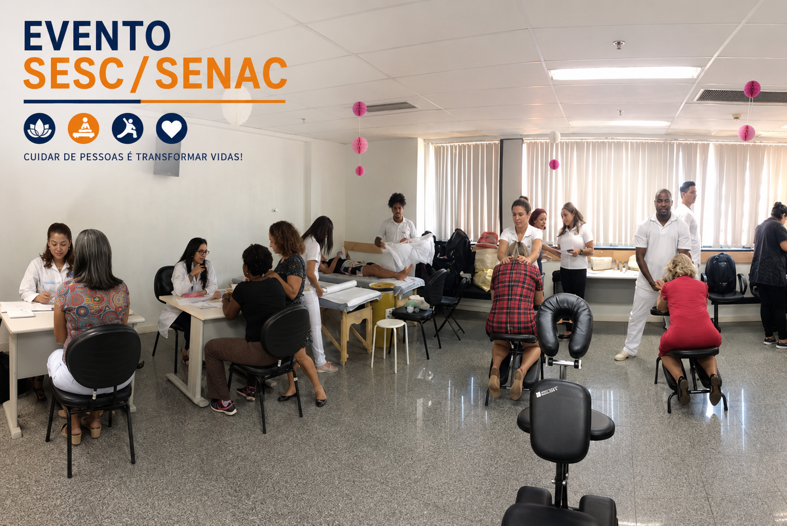 Evento SESC SENAC Rio de Janeiro — saúde e bem-estar corporativo