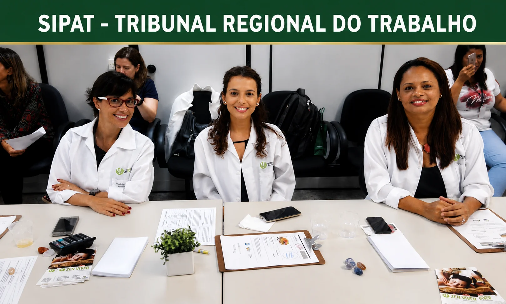 SIPAT no Tribunal Regional do Trabalho com atendimento aos colaboradores